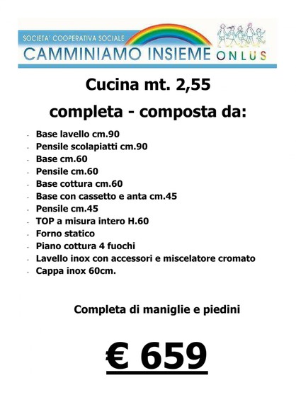 Cucina con elettrodoestici